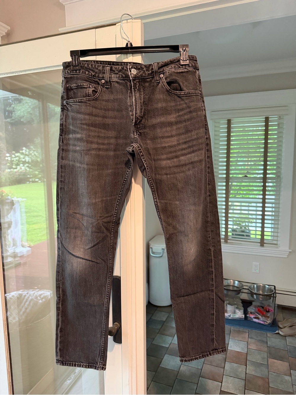 Bonobos Men’s Washed Black Slim-Straight Jeans